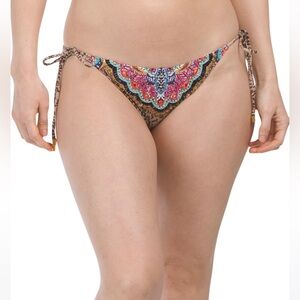 PQ Swim | NWT Tie Full Embellished Bikini Bottom